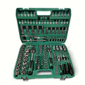 Professional 172-Piece Chrome-Plated Steel Auto Repair Tool Set Uncharged Power Mode Hand Tools Kit Ratchets Hard Case 1 Set
