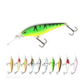 Wholesale 110mm Floating Hard Minnow Plastic Lure 0-2m Beach Fishing Kit with Wood for Bass and Squid Fishing Lure 10.3g