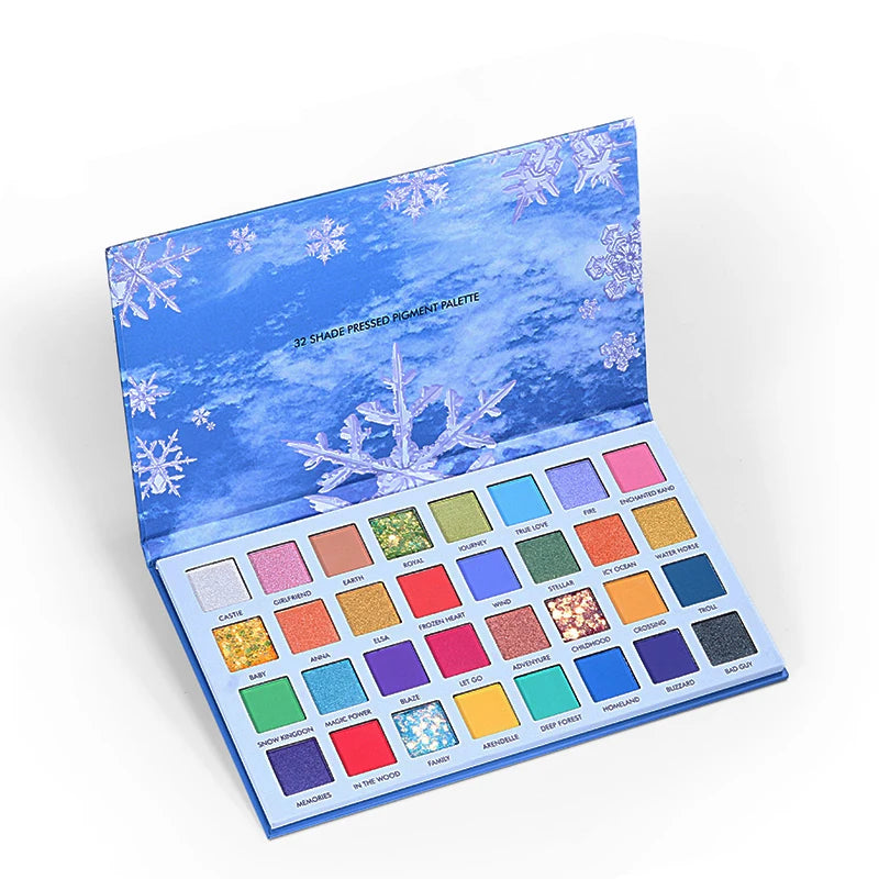32 Colors Professional Eyeshadow Palette Cosmetics Makeup Waterproof Glitter Eyeshadow Palette