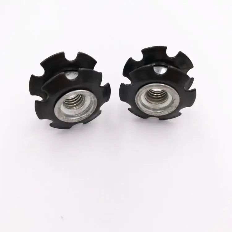 Hot Sale 1 Inch 1-1/4\" 5/16 3/8 M4 M6 M8 M10 Steel Tube Sunflower Star Fangled Nut for Mountain Road Bike and Mining