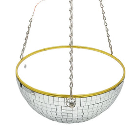 Hot Sale Large Mirror Decor Planter Hanging Ball Planter Wall Mounted Flower Plant Basket With Hook Chain for Indoor Outdoor