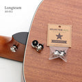 Acoustic Guitar Strap Buttons Chrome Guitar Accessories Ukulele End Pin Bass Strap Buckle