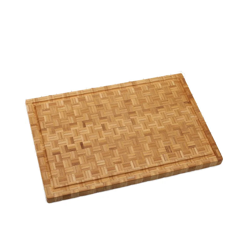 Eco-friendly Disposable Bamboo Wood Customized Size Handmade Rectangle Cutting Board Natural Shaped Handle Premium Chopping