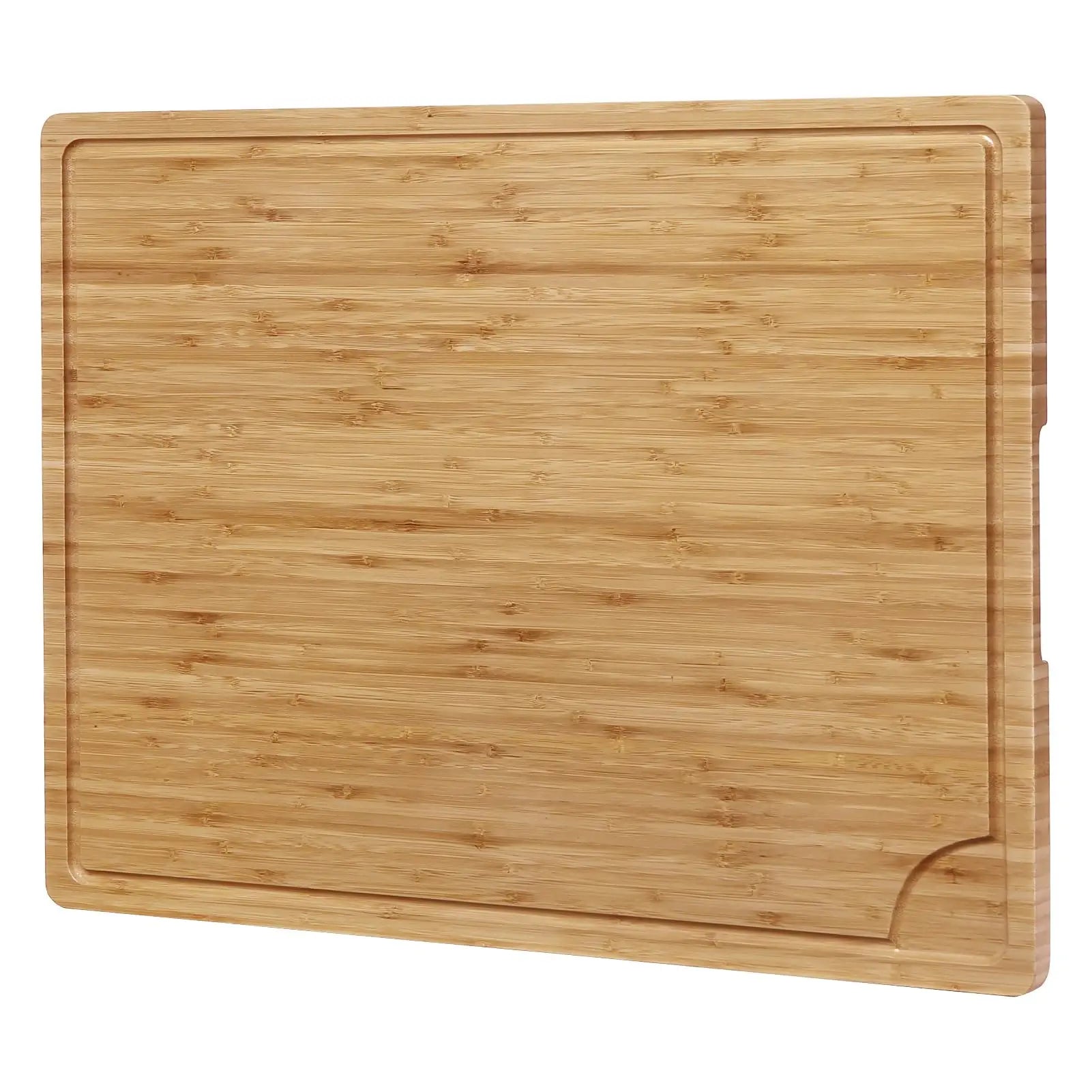 24 X 18 Inch  Cutting Boards for Kitchen 60 cm Extra Large Bamboo Cutting Board With Juice Groove 0.8" Thick Butcher Block