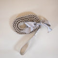 Custom Rhinestone Rope Braided CRYSTAL LEASHES Dog Collar and Leash Set Luxury