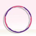 Adjustable Size Multi-color Hula Ring for Kids Women 8 Sections PP+Foam Material Max Waist Size 95cm Fitness Exercise Weight