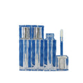 Wholesale Custom Trendy Lip Glaze Tube Makeup Package 3ml Transparent Corrugated Pigment Empty Lip Gloss Tubes Plastic for Blush