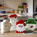Santa Scented Candle Silicone Mold Christmas Chocolate Baking Mold Diy Handmade Candle Moulds