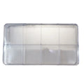 8 Big Grids Compartments Jewelry Cosmetics Craft Pills Beads Organizer Container Plastic PS Transparent Storage Box