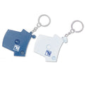 Promotional Gift Clothes Shape PVC Soft Tape 1 Meter Tape Measure with Key Chains Inches Measuring Tape