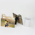 RubySub Sublimation Blank FAMILY  MDF Wooden Photo Frame Custom Printing Gift Hardboard Photo Frame