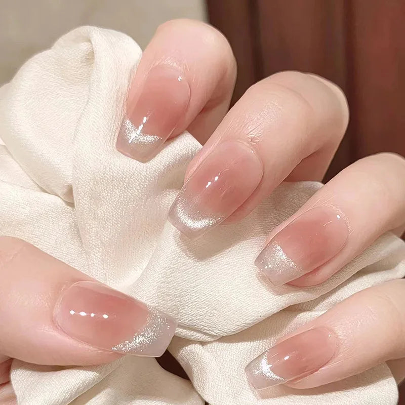 Wholesale UV Gel Polish Press-On Nail Polish Multiple Styles ABS Coloured False Nails for Finger Application