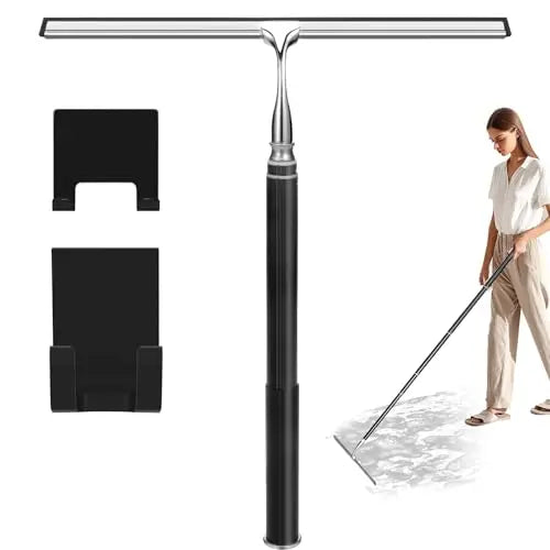 Shower Squeegee With Long Handle Window Squeegee With Extension Pole Squeegee for Shower Glass Floor Squeegee