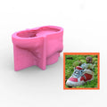 Early Riser Cute Children's Shoes Vase Cement Flower Pots Planters Silicone Mold Home Decor Mouldings