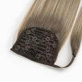 Popular 12A Grade Ponytail Hair Extensions Cuticle Aligned Double Drawn Natural Virgin Remy Human Hair Wrap Around Ponytails