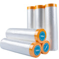 UJANG Car Automotive Protection Usage Disposable HDPE Plastic Masking Film Industrial Tape for Painting Protector Plastic Film