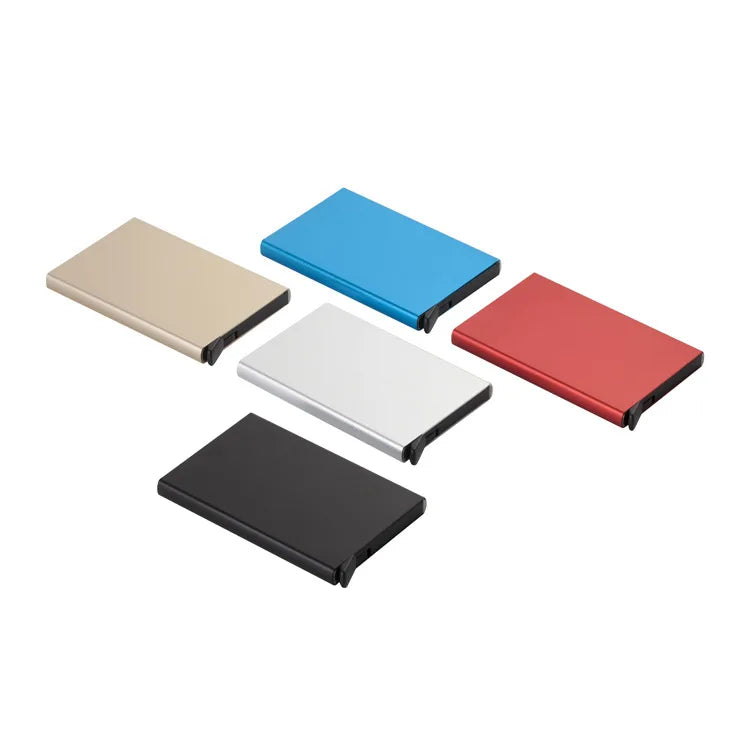 Credit Card Case Business Card Case Automatic Custom Logo Card Holder Aluminum Alloy