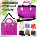 Waterproof EVA Handbag Punching Women's Tote Bags Handbag With Shoulder Strap Clog Charm for Women Hand Tote Bag Beach Bag