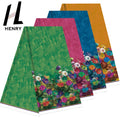 Fast Delivery Affordable Polyester Print Fabrics Multi Color Polynesian Floral Digital Printing Fabric for Skirts and Dress