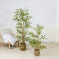 YOPIN 276 Artificial Flowers Artificial Bamboo Fencing Bamboo Artificial Plants Outdoor Bamboo Bonsai