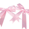 Decorative Bow Ribbons for Wedding Printed satin Ribbon for Single Face Pre Tied Ribbon Tie