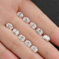 Starsgem Oval Diamante Wholesale Melee Size Hpht VVS VS Clarity White CVD Oval Cut Loose  Lab Grown Diamond