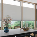 Electric Cordless Top Down Sun Shade Window Blackout/Semi-Blackout Honeycomb Blinds Shades for Home