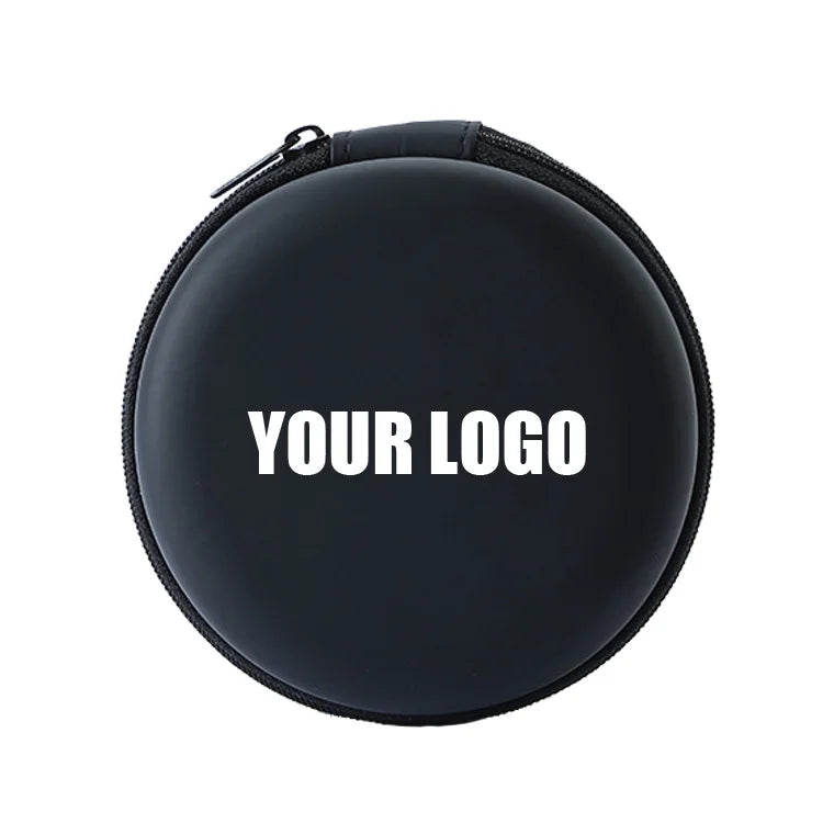 Original Factory Custom Logo Portable Earbud Eva Durable Earphone Case Pouch Wholesale Black Eva Storage Bag Eva Case