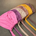 Hot Islamic Muslim Newest Design High Quantity Modal Jersey Stretch Lined Satin Tie Back Underscarf Hijab Inner Caps