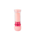 Korean Style Cute Pink Refillable Hot Stamping Private Label Luxury Lip Balm Cosmetic Lipstick Tube Container ABS/AS Material