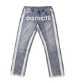 DENIMGUYS Men's Jeans Street Style Paint Skinny FIt Stacked Casual Denim Pants Jeans for Men