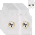 Durable and Sturdy Takeaway Cup Holder Bags Biodegradable Carrier with Handles for 4 Disposable Drinks