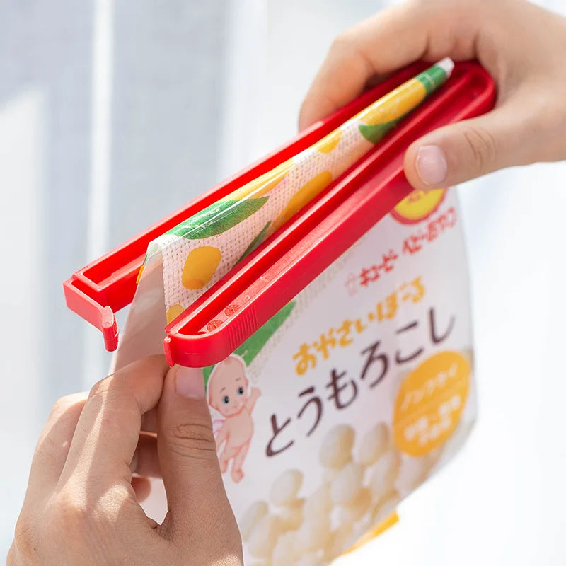 SHIMOYAMA Wholesale Food Bread Clips Bag Sealing Clips Multi-colors Bag Fresh-Keeping Clamp Sealer Set for Kitchen