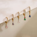 Factory Price Elegance 18K Gold Plate Irregular Fresh Water Drop Hoop Earrings for Women Earrings Set