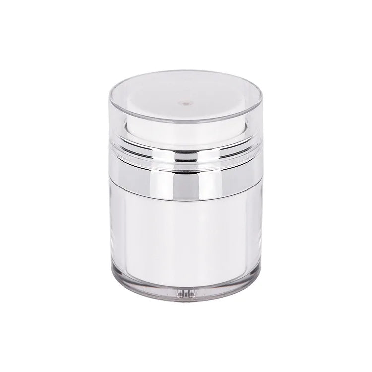 Wholesale 15ml 30ml 50ml Luxury Refillable Empty Arylic Airless Pump Lotion Jar for Cosmetic