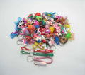 Cute Soft Pvc Rubber Bag Charms Wholesale Keychain Cartoon Figure 3D Car Keyring Fashion Bag Charms Pendant for Women Bag