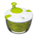 USSE New Arrival Multi-Use Plastic Salad Spinner Vegetable Washer Dryer Drainer Strainer with Bowl & Colander Lettuce Spinner