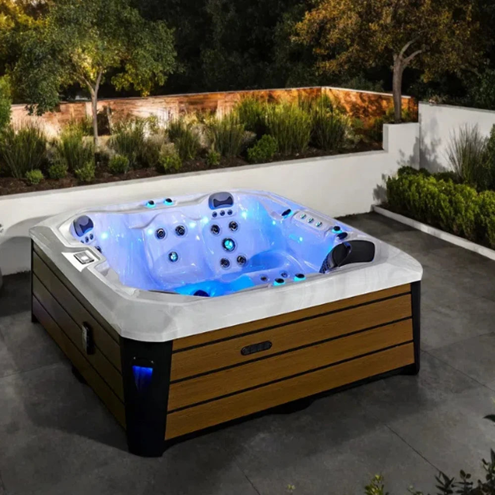 Ergonomic Design 6 Persons Hot Tub whirlpool Spa Pool Hydro Massage Bath Tubs Outdoor Balboa Hottub