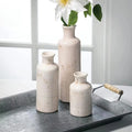 Nordic Ceramic White Porcelain Round Vase Classic Art Deco Modern Style for Wedding Christmas Decorative Floor Vase