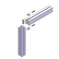China Manufacturer 5459 Aluminium Extrusion M6-3030 2 Hole Sliding in Steel t Nuts for Aluminium Profile Extrusion M6 M8 30 4