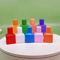 Spot 30ml pink Blue White Black Aromatherapy Essential Oil Glass Bottle Perfume Diffuser Bottle square Mini Sample Bottle