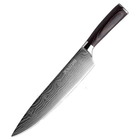XITUO Professional Kitchen Knife Set High Carbon Stainless Steel Chef's Knife Sharp Blade Utility Cooking Slicing Knife