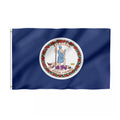 Promotional Product 48h Fast Delivery 3x5ft 100%Polyester Any Logo Screen Printing Used in School Custom Virginia State Flag