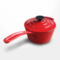 Mini Non-Stick Soup Pot with Cover Japandi Design Metal Cookware for Induction Cooker for Milk Saucepan Stock Pot Cooking