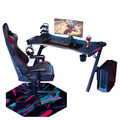 Octagon Natural Rubber Modern Washable Cushioned Silent Anti-Slip Gaming Chair Mat for Home Use