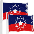 June Festival 3x5 Feet Polyester Indoor/outdoor Colorful with Brass Grommets Polyester Fiber June Festival Flag