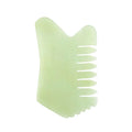 YiJue Jade Roller Set Natural Jade Stone Face Lift Massage Therapy Tool Relaxing Head Scalp (Commercial Home Use)