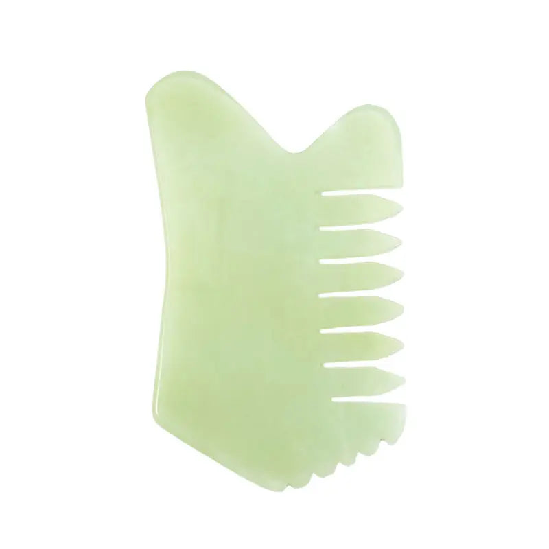 YiJue Jade Roller Set Natural Jade Stone Face Lift Massage Therapy Tool Relaxing Head Scalp (Commercial Home Use)