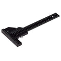 Woodworking T-type Aluminum Alloy Multifunction Ruler 280mm Black DIY Tools OEM MaxTool Half Year Warranty 250g