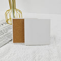 OEM & ODM Non-Slip Water-Absorbent Ceramic Coaster Heat-Insulating Ceramic Mats & Pads Home Personalized Cork Coasters Price